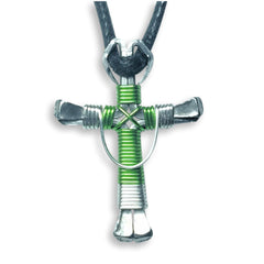 Swag Horseshoe Nail Cross Necklace