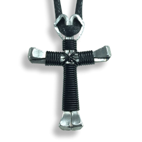 Single Color horseshoe nail crosses