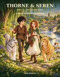 Thorne and Seren: The Village Years — Printable Fantasy Coloring Book