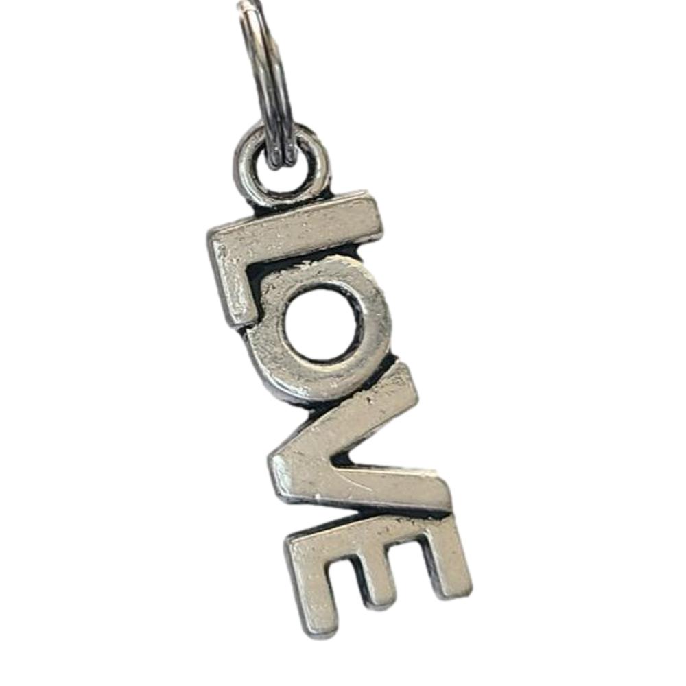 Black Horseshoe Nail Cross Key Chain