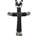 Black Horseshoe Nail Cross