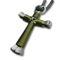 Camo Green Horseshoe Nail Cross