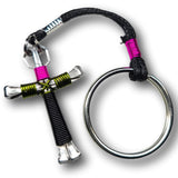 Pink Camo Horseshoe Nail Cross