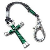 Green Horseshoe Nail Cross