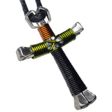 Hunter's Camo Horseshoe Nail Cross
