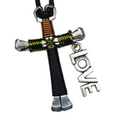 Hunter's Camo Horseshoe Nail Cross
