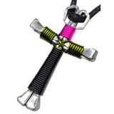 Pink Camo Horseshoe Nail Cross