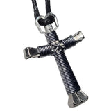 Titanium Horseshoe Nail Cross