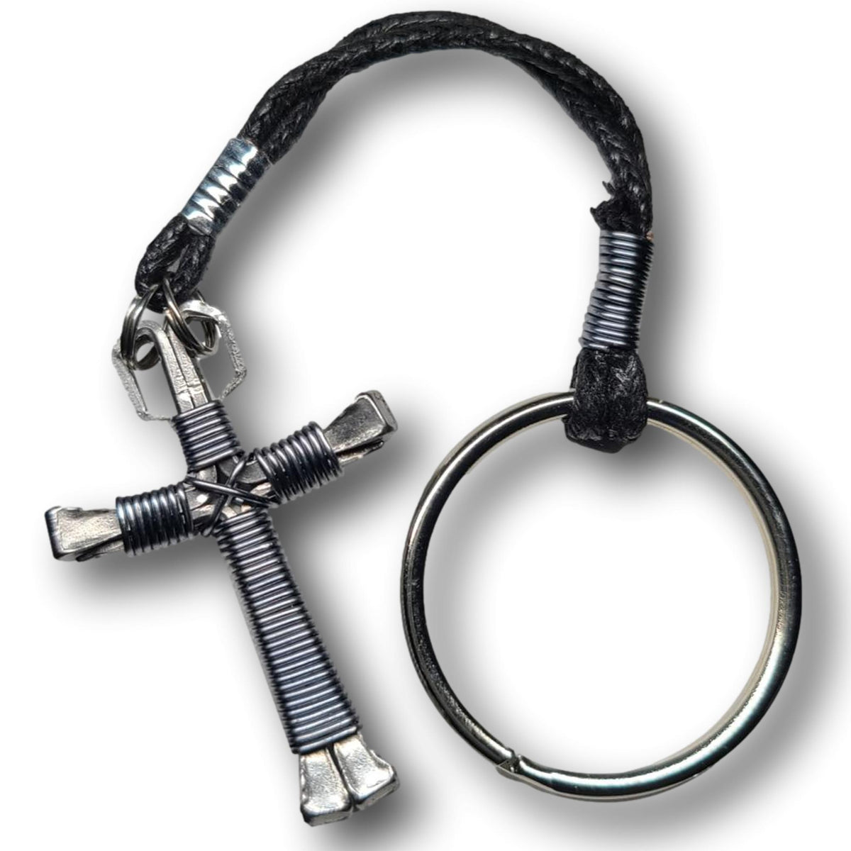 Titanium Horseshoe Nail Cross