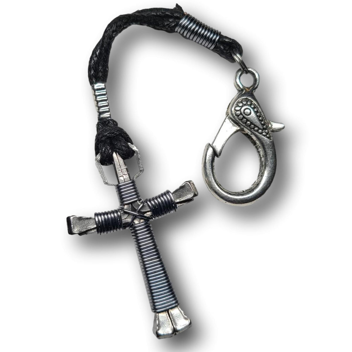 Titanium Horseshoe Nail Cross